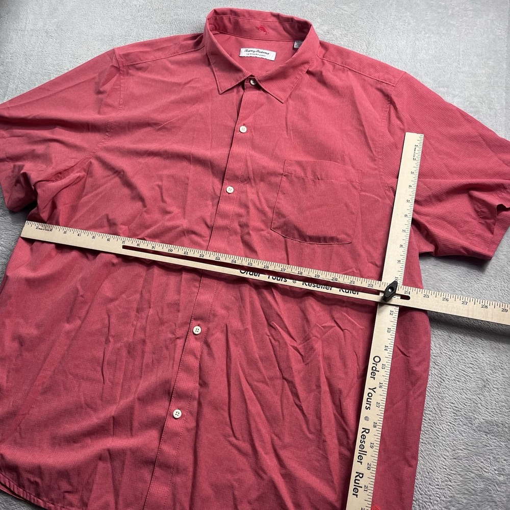 Tommy Bahama Shirt Men 2XL Red IslandZone Bahama Coast Performance Golf Fishing - Picture 4 of 8